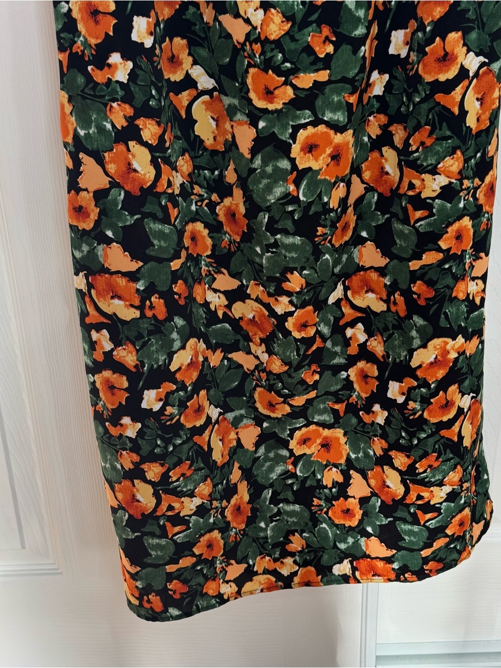 Anthropologie X Mare Mare Faux Leather Maxi Dress Floral New Size XS Strapless - Picture 8 of 16